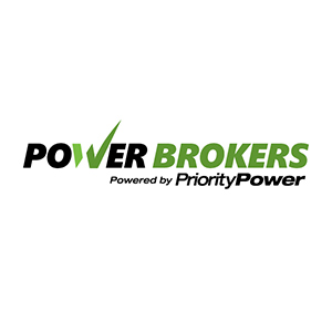 power brokers logo powered by priority power